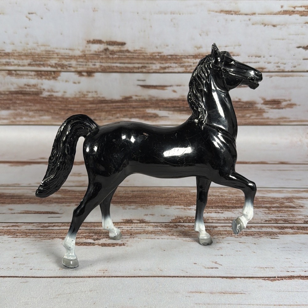Breyer Horse Fury Prancer Glossy Black Plastic Model Horse - 9 x 8